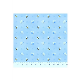 Fabric, Figo - Honey Bloom Little Bees, Blue - 90467-40